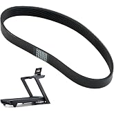 Black Treadmill Drive Belt Replace 306894 | Fit for NordicTrack ProForm Gold&rsquo;sGym HealthRider Commercial 2950 Rebok