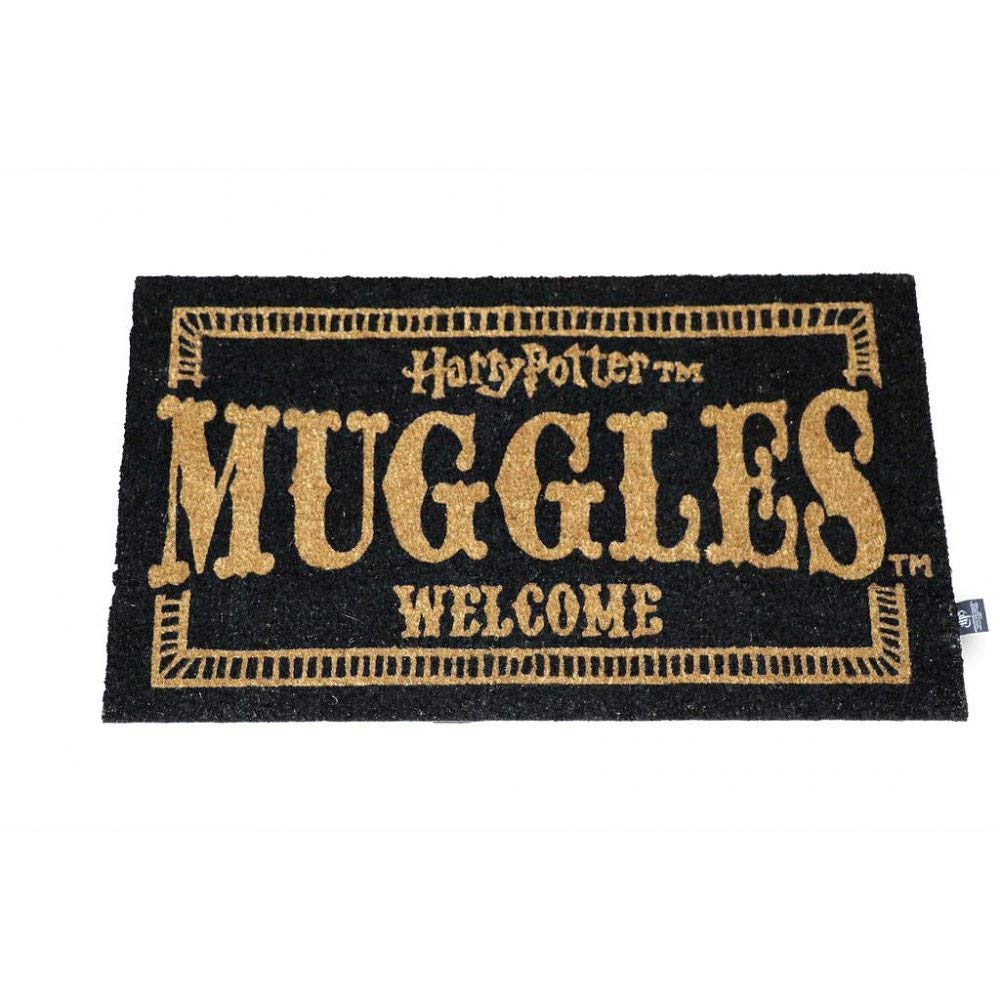 Harry Potter Muggles Welcome Doormat Official Merchandising Reference DD Home Textiles Unisex Adult, Multicoloured (Multicoloured), Single