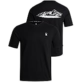Spyder Mens T-Shirts - Soft Cotton Blend Short Sleeve Graphic Tees Crew Neck Tshirt for Men - Casual Shirts for Daily Wear