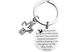 TIIMG Confirmation Sponsor Keychain Thank You for Sponsor