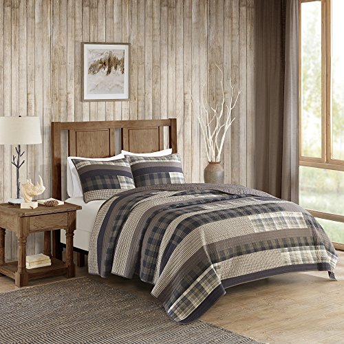Woolrich Winter Plains Quilt Mini Set Cal King Taupe