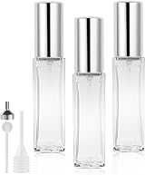 LOPHE 10ml Perfume Atomiser Kit 3pcs Clear Glass Spray Bottles Fine Mist