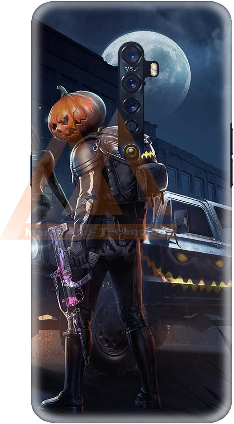 MARSHLAND Latest Game Character Pattern Printed Design Hard Back Cover Compatible for Oppo Reno 2