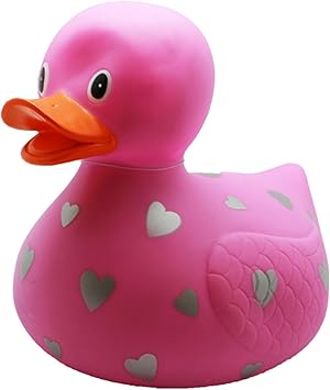large pink rubber duck