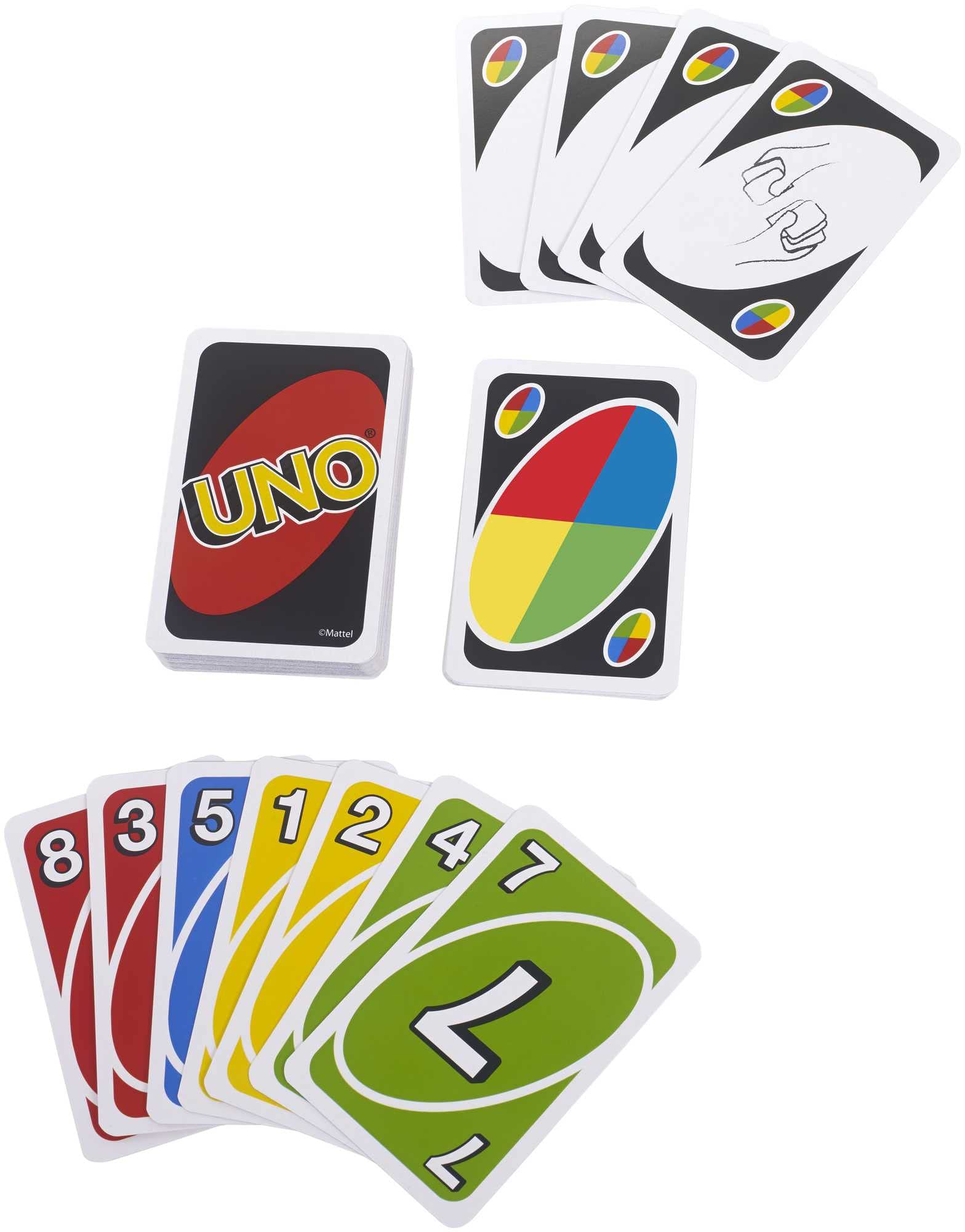 Mattel Games K0888 - UNO Deluxe, in exklusiver Verpackung mit Punkteblock, Sammlerdose, Gesellschaftsspiel, Geschenk ab 7 Jahren 5