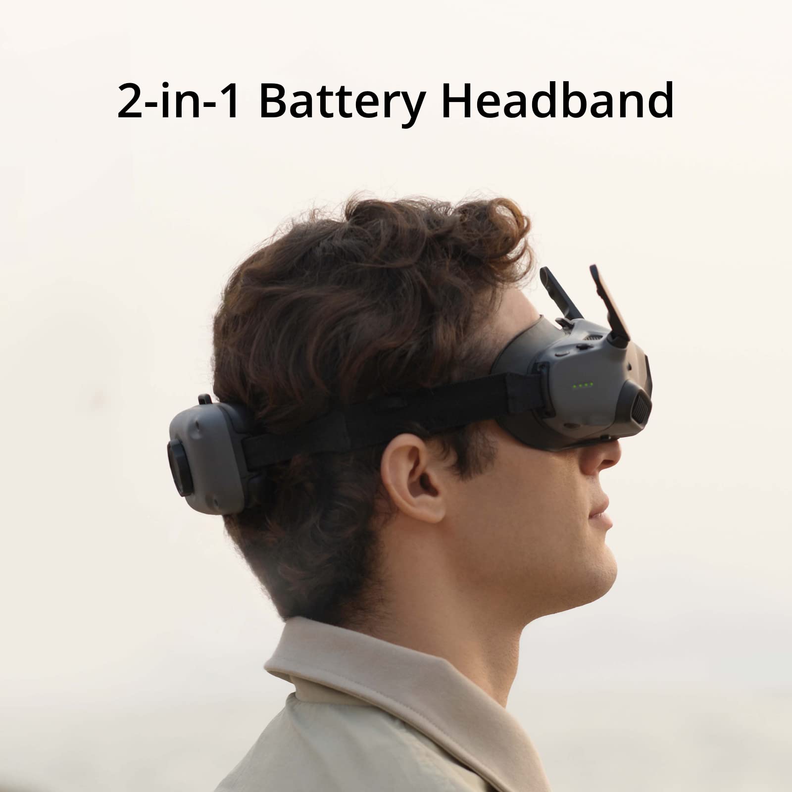 DJI Goggles Integra with Two 100Hz HD Micro-OLED Displays, SyncSmooth Technology, 30ms Latency, and 700nits Brightness