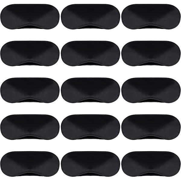 50 Masques De Sommeil Nizirioo – Noir, 4 Couches Respirantes, Avec Coussinet Nasal, Pour Voyage & Maison - 2