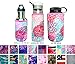 Koverz Neoprene 24-30 oz Water Bottle Insulator Cooler Coolie - Petals