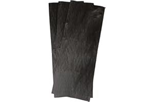 EBPSNEER Real 3 Pcs Black Dyed Maple Wood Veneer Sheet, 20” x 8”, Fingerboard Veneer– Easy Apply for Wood Crafts Fingerboard Deck Skateboard Woodworking DIY