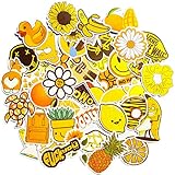 Stickers for Water Bottle, Big 50-Pack, Waterproof, Vsco Trendy Aesthetic Vinyl Cute Stickers Pack for Teens, Perfect for Laptop, Phone, Luggage, Car
