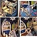Flever Dollhouse Miniature DIY House Kit Creative Room with Furniture and Cover for Romantic Artwork Gift-Face The Sky
