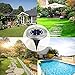 [Limited Offer] TONBUX Solar Ground Lights, Upgraded Garden Pathway Lights Outdoor Waterproof with 8 LED (4 Pack) for Driveway, Deck, Garden, Landscape Lighting (Bright white)