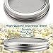 6 Pack Sprouting Lids for Wide Mouth Mason Jars Canning Jars,304 Stainless Steel Sprouting Jar Lid Kit Sprout Generator Set to Grow Your Own Organic Sprouts, 2.45Dollar/PCS (Jar not Included)