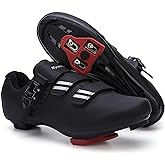 Mens Womens Cycling Shoes Compatible with Pelaton Bike Shoes Road Bike Shoes Riding Bicycle Pre-Installed with Delta Cleats Clip Indoor Outdoor Pedal