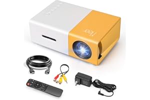 Mini Projector, Meer Portable Pico Full Color LED LCD Video Projector for Children Present, Video TV Movie, Party Game, Outdoor Entertainment with HDMI USB AV Interfaces and Remote Control