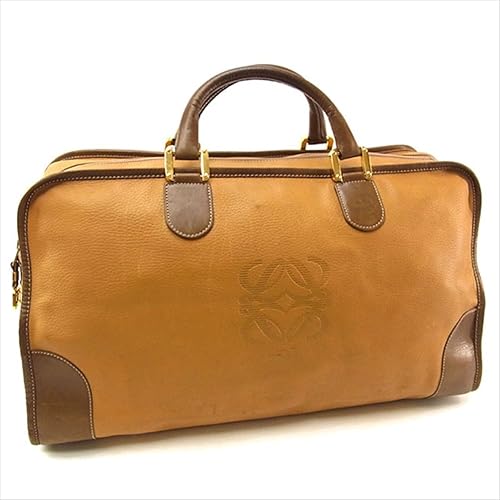 Amazon ロエベ Loewe ボストンバッグ ハンドバッグ メンズ可 アマソナ アナグラム 中古 Y3097 Loewe ロエベ シューズ バッグ