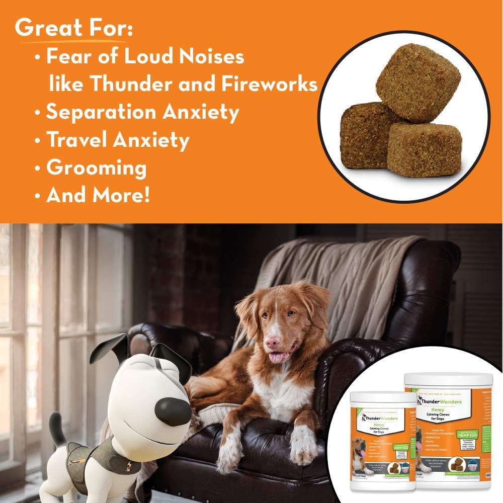 thunderwunders hemp calming dog chews