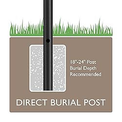 Design House Outdoor Lamp Post, Plastic Cross