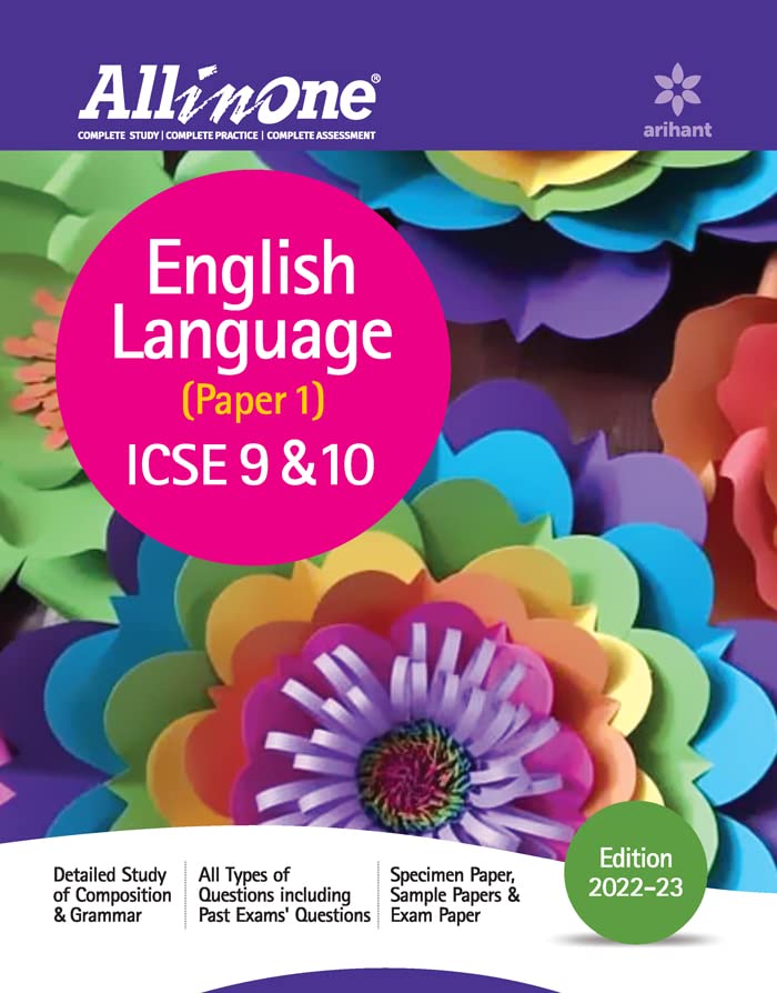 Buy All In One English Language (Paper 1) ICSE Class 9 and 10 202223 Edition Online at