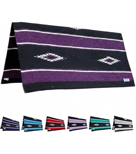 Couverture De Selle Navajo Weaver - Double Tissage - 32x64 - Neuf