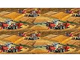 CASE INTERNATIONAL HARVESTER COTTON FABRIC CASE/IH COTTON QUILTING FABRIC SOLD BY THE YARD