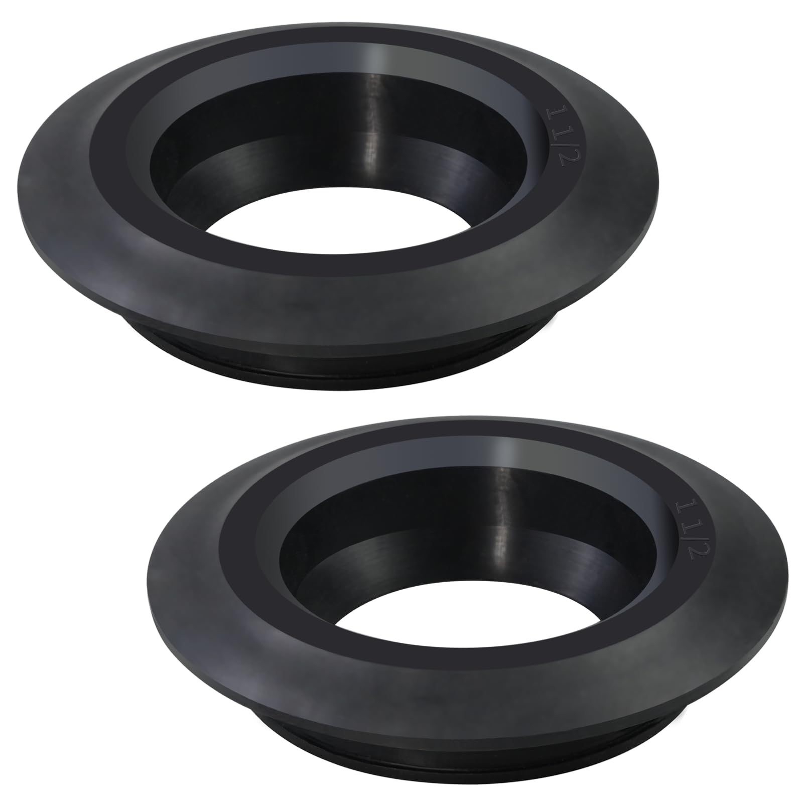 Photo 1 of 2 Pack Vsttar Flexible Tank Adapter, 1-1/2" Pipe-to-Tank Seal - Bulkhead Adapter