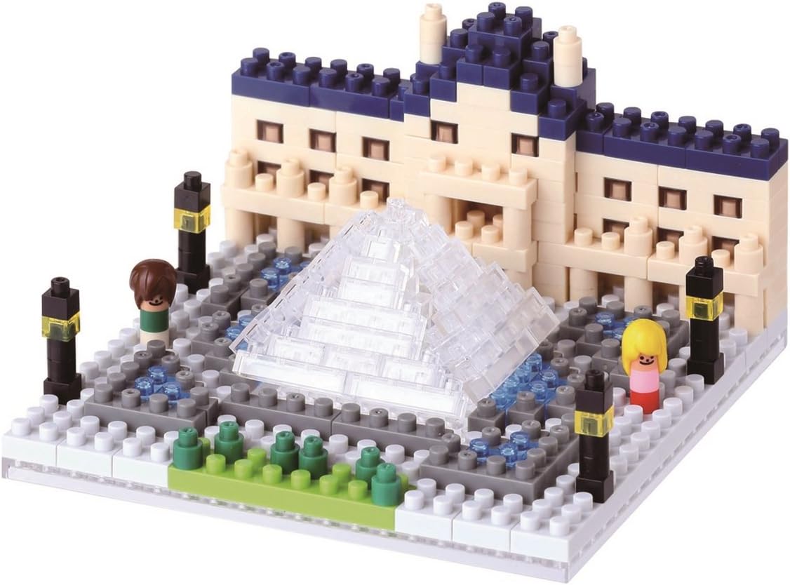 Nanoblock The Louvre Museum Building Kit