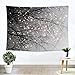 iLeadon Christmas Tapestry Grey Tree Wall Hanging – Polyester Fabric Wall Decor for bedroom (51”H x 60”W, Grey Tree)