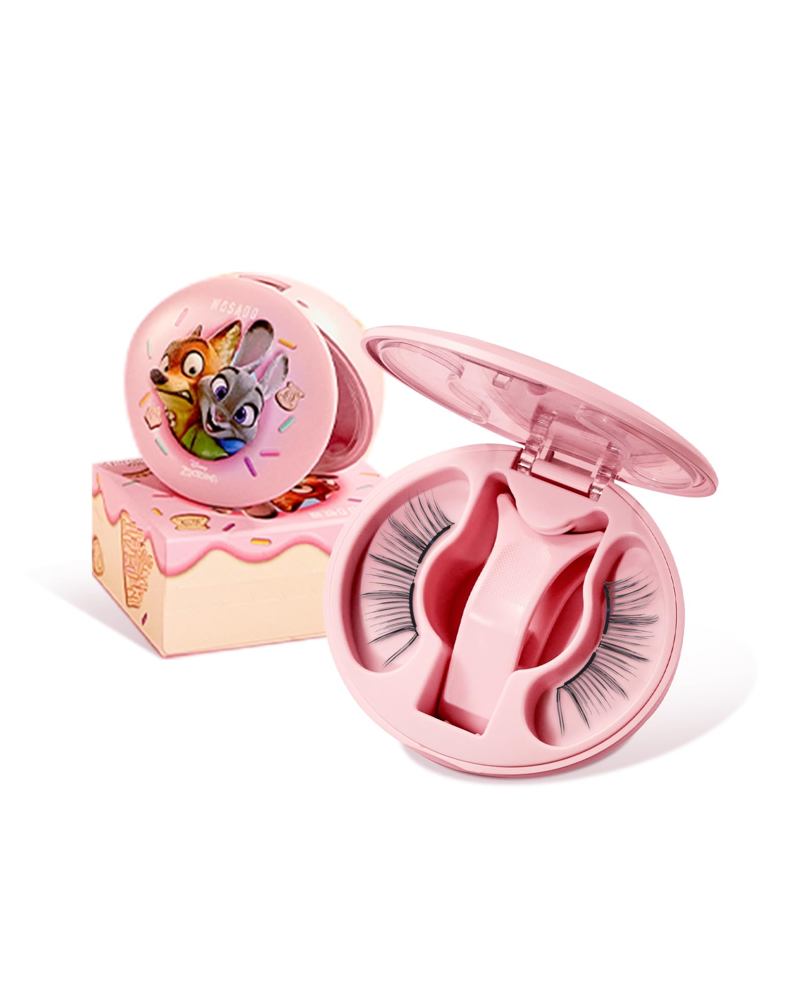 Photo 1 of WOSADO×Disney Soft Magnetic Eyelashes Kit with Applicator, Nick Reusable Glue-free Wispy Magnetic Lashes, Cruelty-free False Lashes, Waterproof, Lightweight, Suit for Heavy Makeup