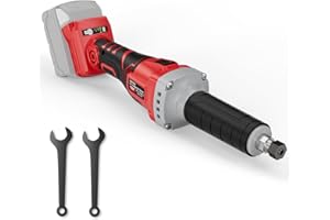 Cerycose Cordless Die Grinder Compatible with Milwaukee 18V Battery, with 24000RPM Brushless Motor, 1/4" Precision Collect, V
