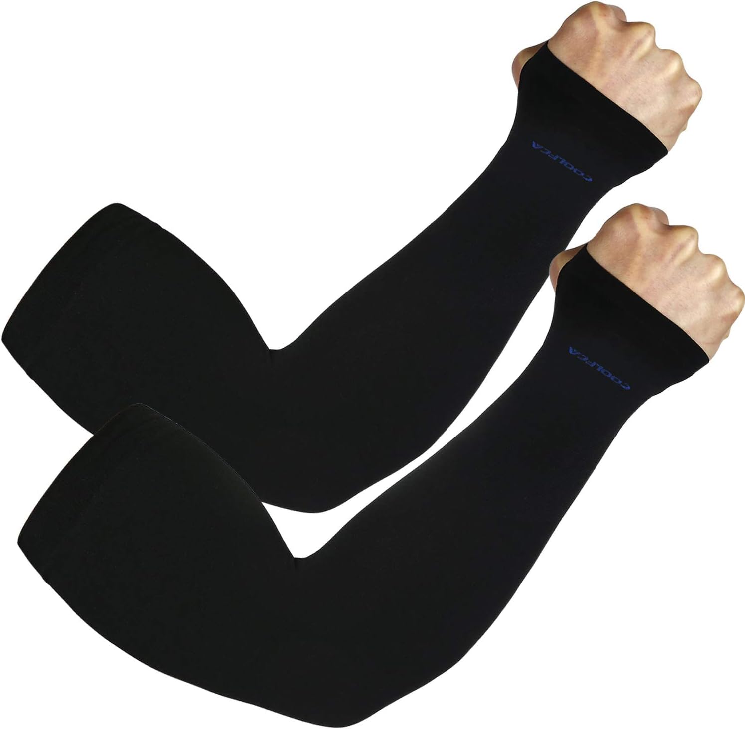Achiou Arm Sun Sleeves Compression UV Protection Cooling for Men Women Summer Sunblock, Cycling Driving Golf Running
