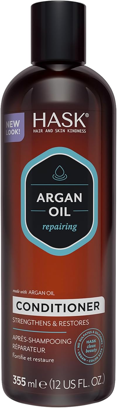 HASK Repair Argan Oil Conditioner 355ml for Dry Damaged Hair