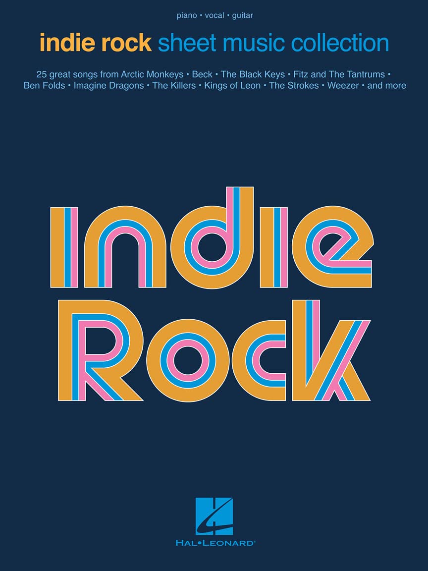 Indie Rock Sheet Music Collection. Piano, Vocal And Guitar.