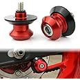 Xitomer Swing Arm Spools Paddock Stand Bobbin, Fit for CBR/VFR/RC51, Daytona/Street Triple, S1000RR, HAYABUSA/Bandit/Katana/SV, ZX-6R/ZX-10R, Swing Arm Slider (Red)