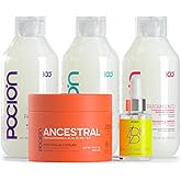 La Pocion Complete 5 Piece Kit Deep Repair For Damaged Hair - Shampoo, Treatment Conditioner, Leave-In Conditioner, Hair Mask, Multifunctional Hair Oil for Deep Hair Repair and Nourishment
