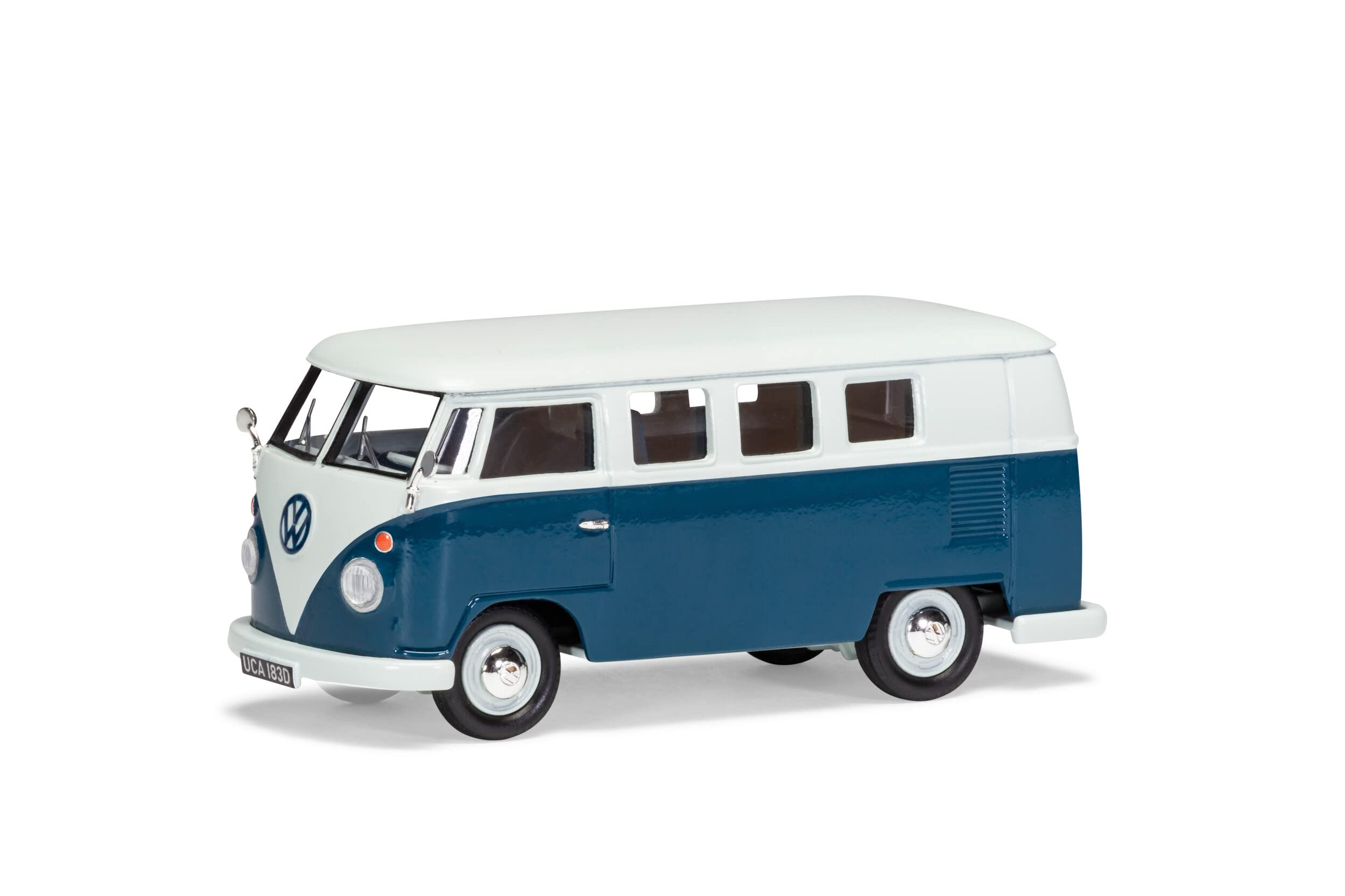 Corgi VA08102 Volkswagen Type 2 Camper, Sea Blue/Cumulus/White