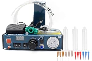 FEITA 983 Auto Digital Display Glue Dispenser AC 110v Automatic Solder Paste Liquid Adhesive Controller Dropper Machine