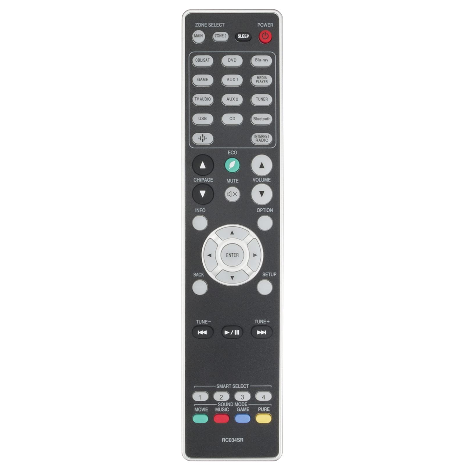 ALLIMITY RC034SR Remote Control Replace fit for Marantz AV Receiver NR-1608 NR-1609 SR5012 NR1608 NR1609