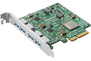 RocketU 1344A PCI-Express 3.0, Four USB 3.1 Gen 2.0 Ports