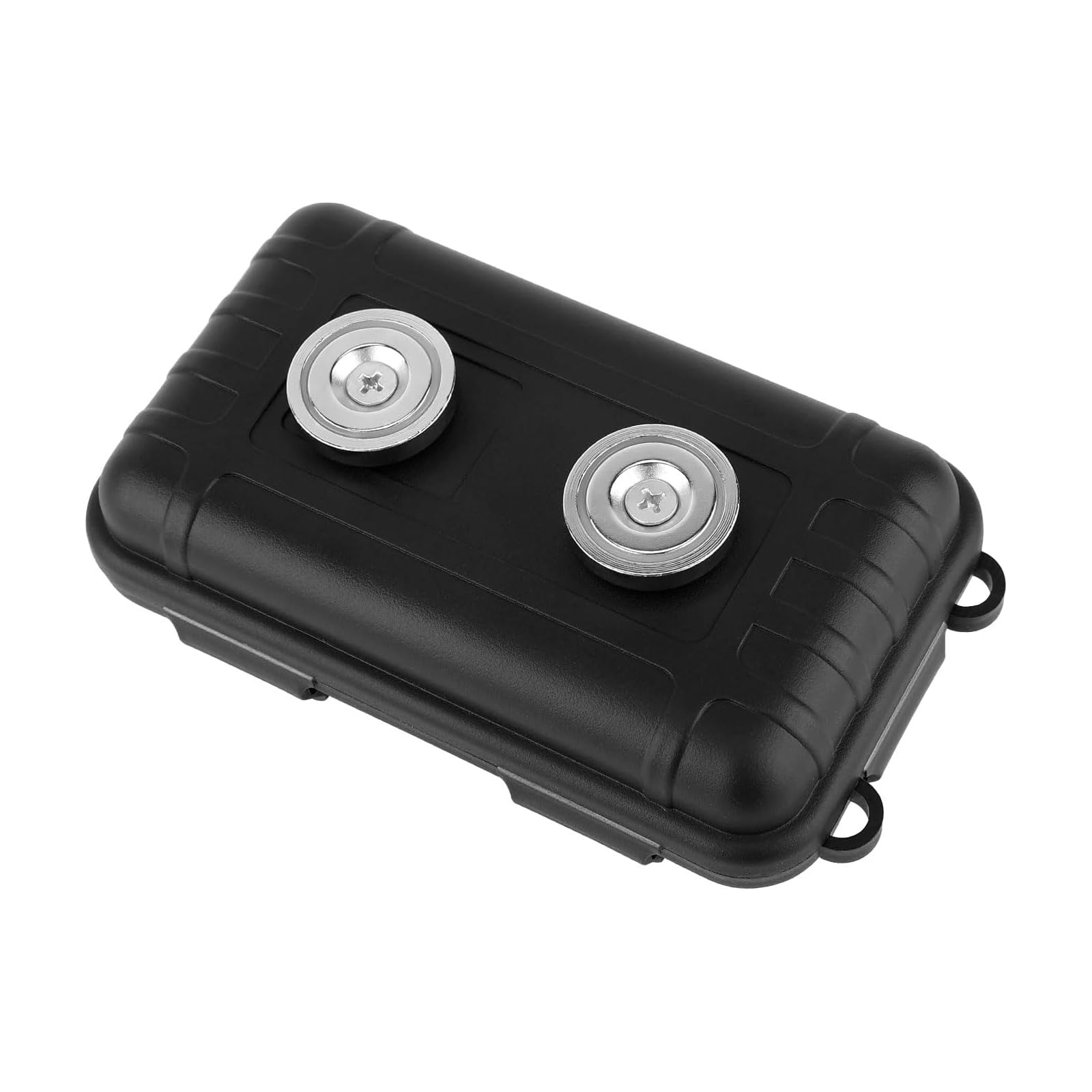 Bamyli Magnetic Key Box, Magnetic Key Holder for Undercar - Waterproof Hidden Case for Outdoor Travel, Vehicle Storage (Black)