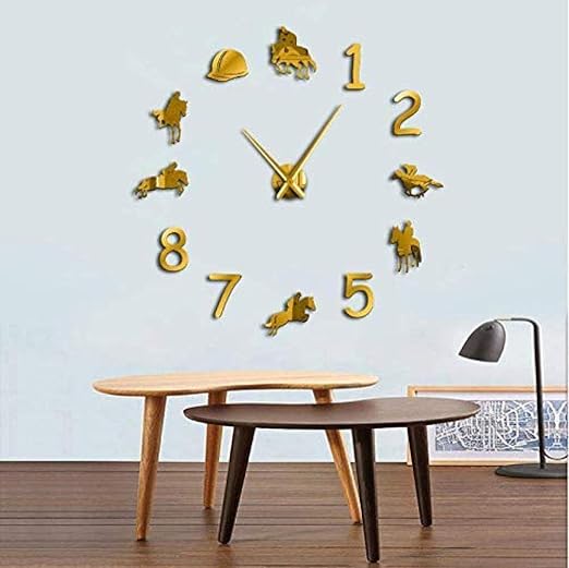 Dfrty Reloj De Pared Ecuestre Gran Casa De Campo Decoracion Del