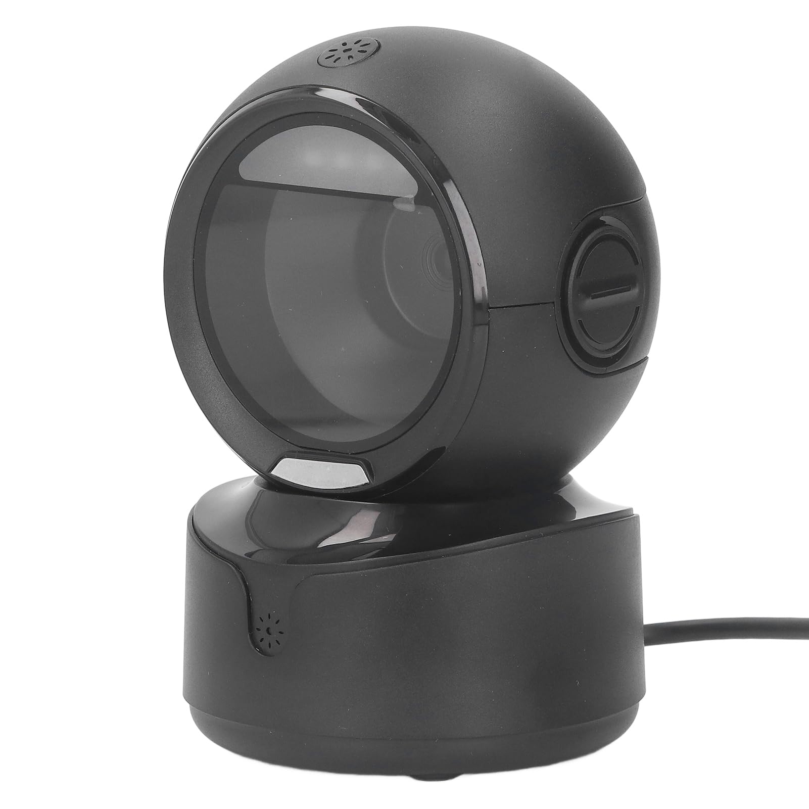 1D 2D QR Desktop Barcode Scanner, Automatic Omnidirectional Barcode Reader, No Hands USB Wired Code Scanner for Warehouse, Supermarket, Retail Store