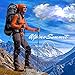 Alpine Summit Hiking/Trekking Poles with Anti-Shock Tips, Walking Sticks with Strong and Lightweight 7075 Aluminum and Cork Grips - Enjoy The Great Outdoors