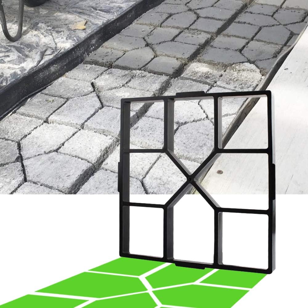 Hardscaping Materials - Walk Maker Reusable Concrete Molds Paving Lawn Patio Yard DIY Walkway Pavement (Cross Square)…
