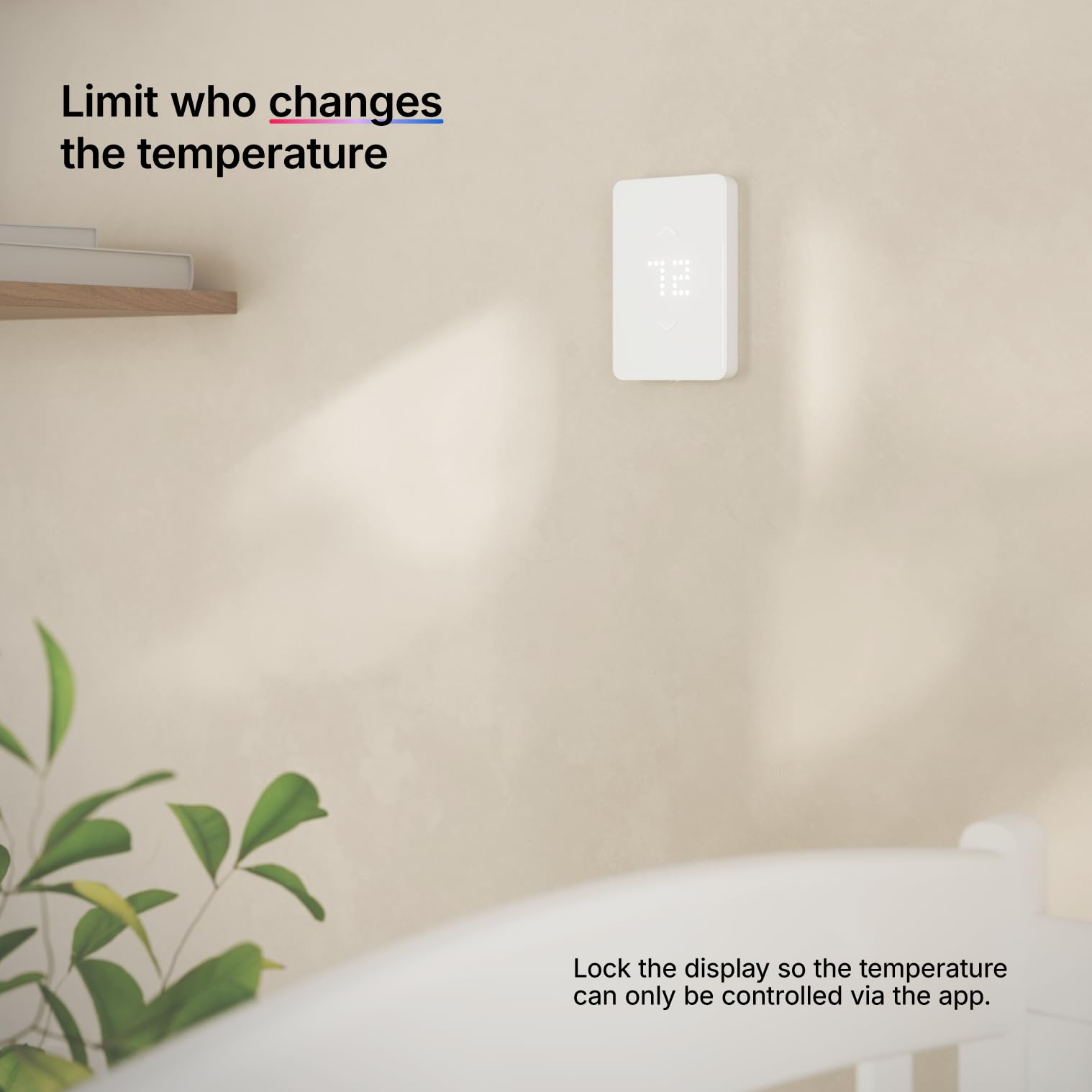 Mysa Smart Thermostat for Electric Baseboard Heaters 240V | Remote Control with 100% Free APP | Easy Install | HomeKit, Alexa, Google Home | Wi-Fi Programmable | Temp. & Humidity Alerts - View 6