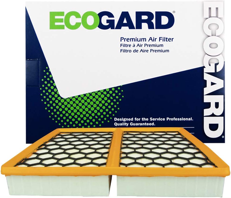ECOGARD XA11580 Premium Engine Air Filter Fits Alfa Romeo Giulia 2.9L 2017-2019, Stelvio 2.9L 2018-2019