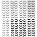 Wleec Beauty 80 Pairs False Eyelash Pack Eyelashes Set, 10 Pairs Strip Lashes Each Style/8 Style