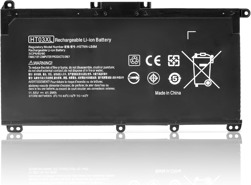 BIUBOTY HT03XL Laptop Battery for HP Pavilion 14/15/17 CE CF CK DF CS CW DA DB