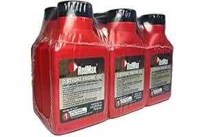 MAXRED RedMax OEM MaxLife 2-Cycle Oil 2.6oz 6 Pack 1 Gallon Mix 580357201
