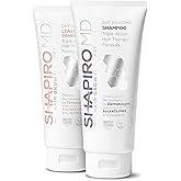 Shapiro MD Hair Growth Experts Shampoo and Leave in Conditioner, DHT Fighting Vegan Formula for Thinning Hair Developed by Dermatologists, Experience Healthier, Fuller Thicker Looking Hair, 1 Month